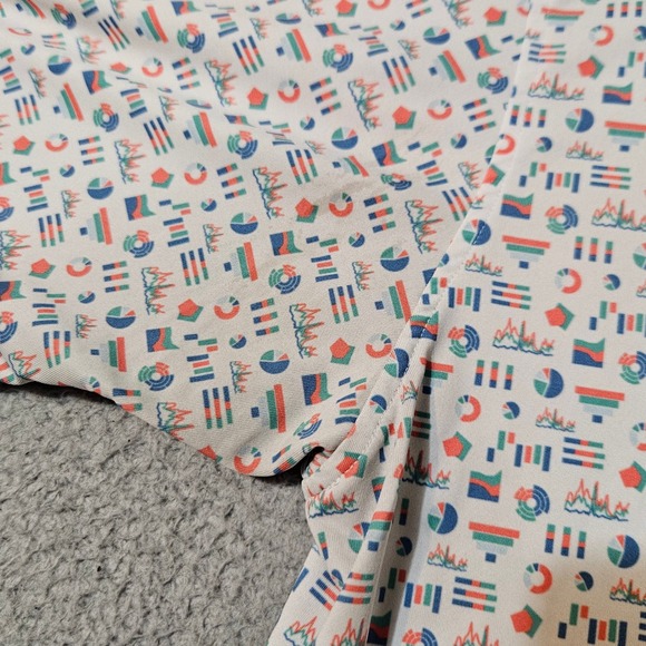 Men's Rhoback The VLookup Charts and Graphs Short Sleeve Performance Polo Large - Picture 10 of 10